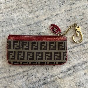 Authentic Fendi Key Ring Card Holder